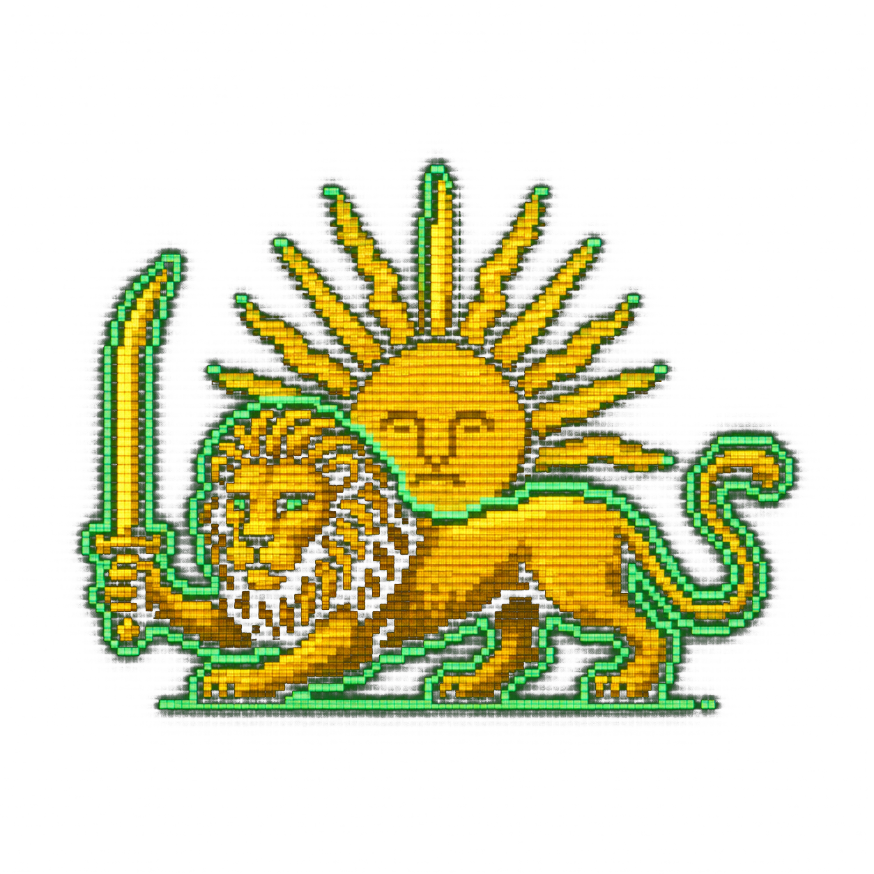 Lion and Sun